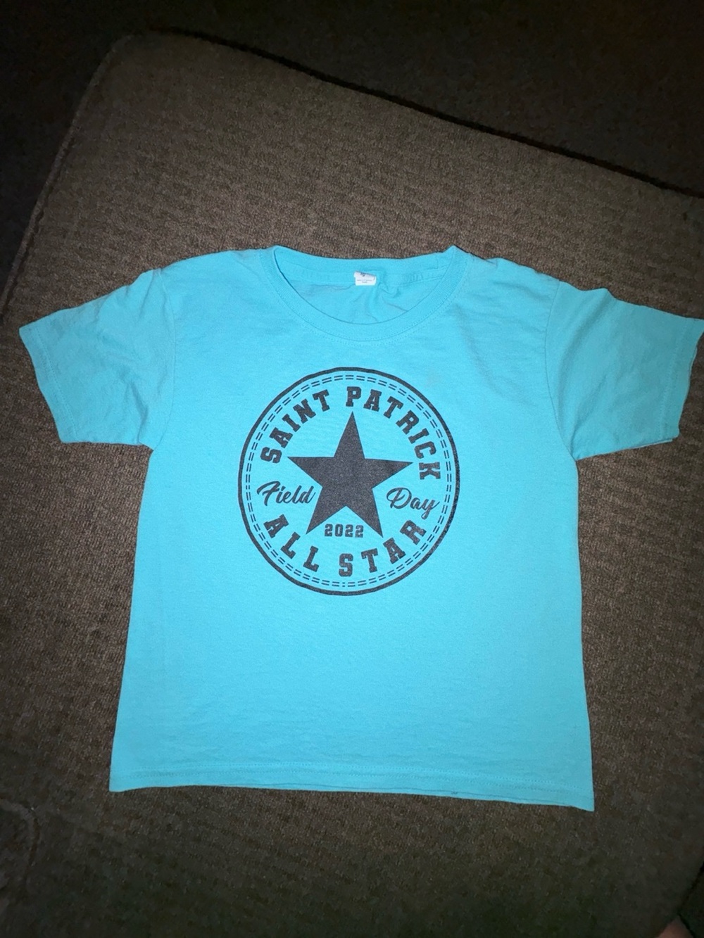 Kids' Turquoise Saint Patrick All Star Graphic Tee